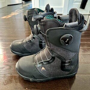 Burton Felix Boa 8.5 Women's Black Snowboard Boots